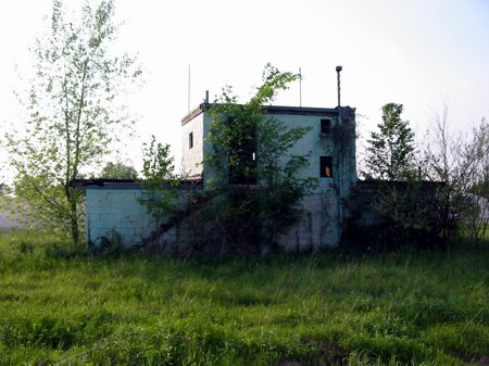 Maple City Drive-In Theatre - Rear Of Projection - Photo From Water Winter Wonderland